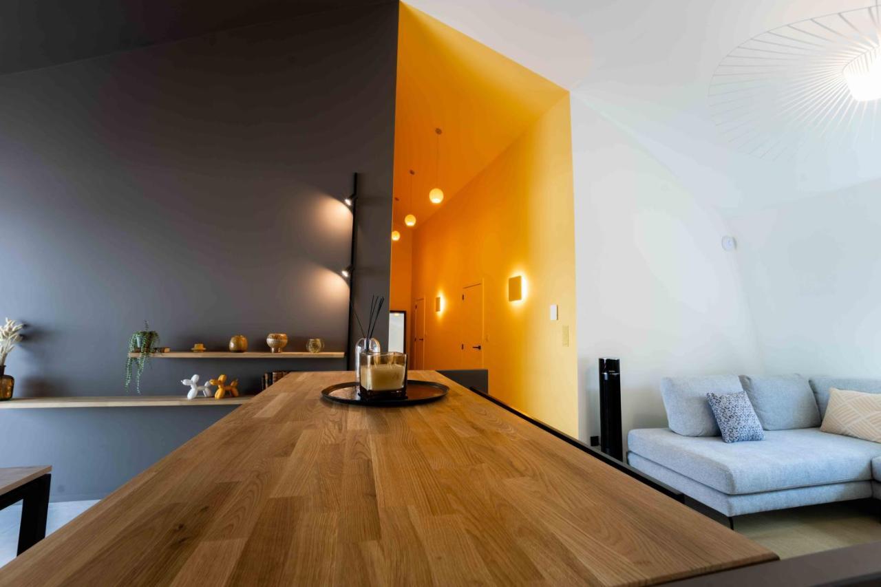 Luxury Penthouse & Terrace - Mons City Center Exteriör bild