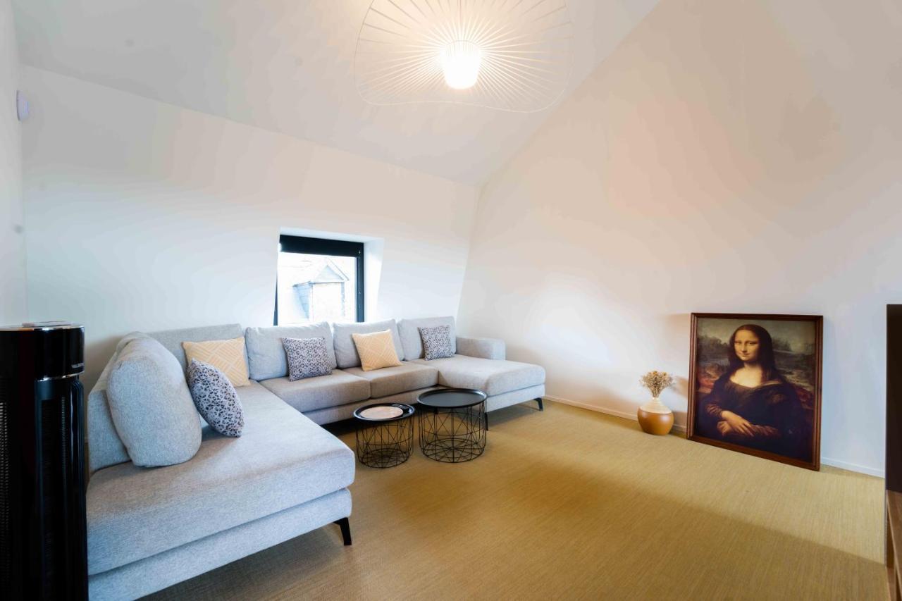 Luxury Penthouse & Terrace - Mons City Center Exteriör bild